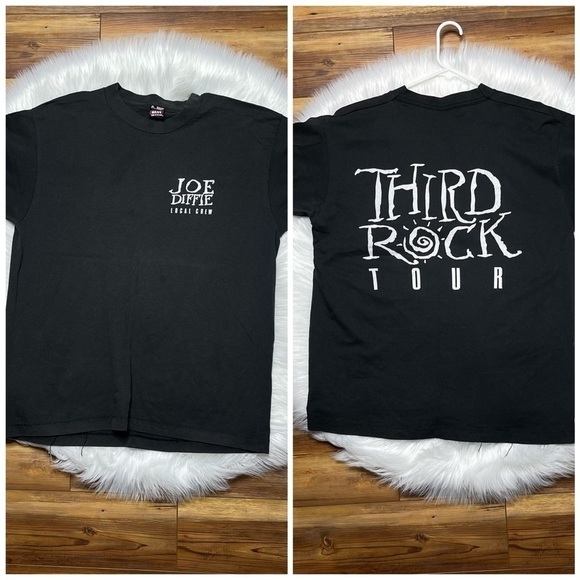 Vintage Joe Diffie Third Rock Tour Band T Shirt - Picture 1 of 4